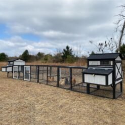 Alternative view of PETCOSSET PET27 116"L Extra Large Chicken Coop with Nesting Boxes Chicken House for 4 Chickens,Black